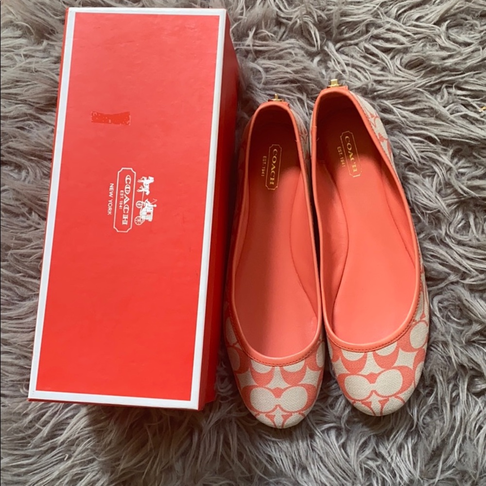 Coach ballet flats